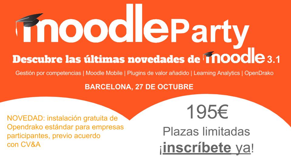 AEFOL otorga una beca gratuita al mejor difusor de la Moodleparty 2017