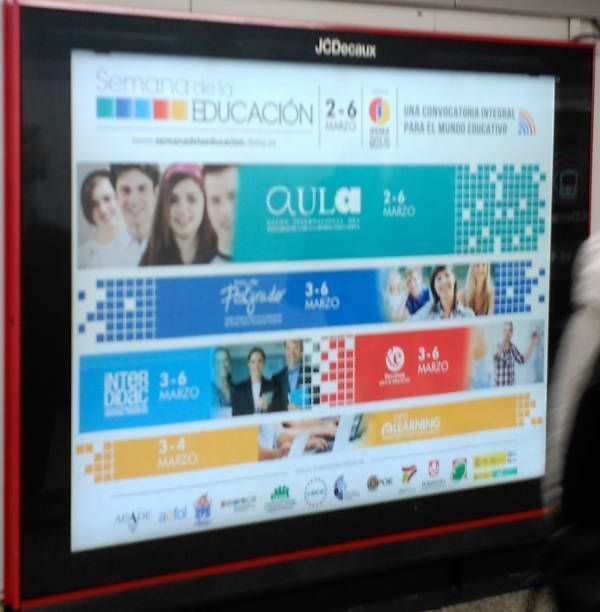 Semana de la Educación: EXPOELEARNING en el Metro de Madrid