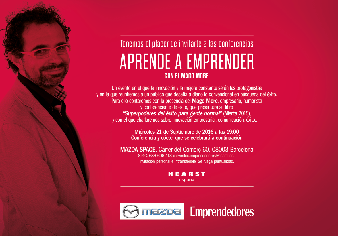 Aprende a Emprender con el mago MOORE