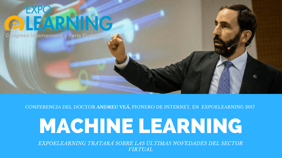 Conferencia del Doctor Andreu Veá, pionero de Internet, en EXPOELEARNING 2017