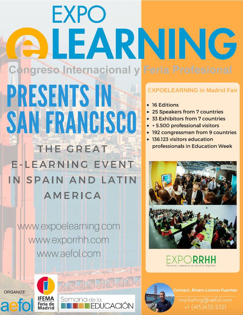 AEFOL presenta EXPOELEARNING en San Francisco