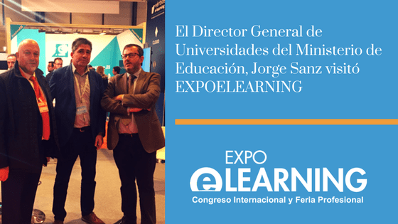 El Director General de Universidades del Ministerio de Educación visitó EXPOELEARNING