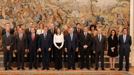 La Reina Letizia recibe en audiencia a una delegación de AULA, con motivo de su XXV Aniversario