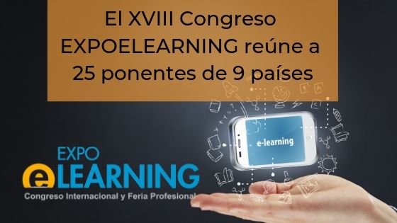 El XVIII Congreso EXPOELEARNING reúne a 25 ponentes de 9 países