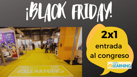EXPOELEARNING-2020 : Oferta especial 2×1 exclusiva en el Black Friday y Cyber Monday