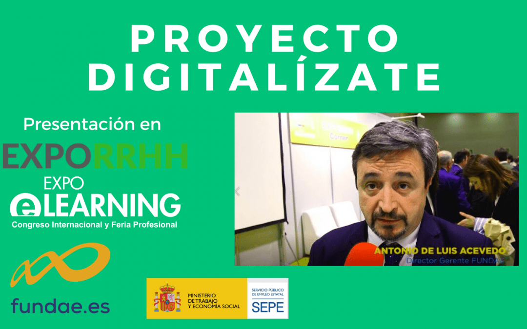 Vídeo presentación DIGITALIZATE en EXPOELEARNING